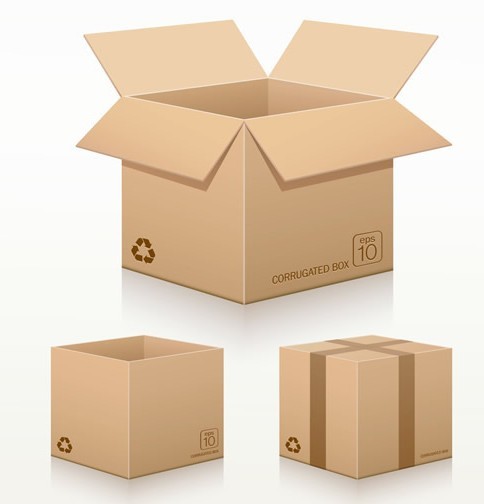 Corrugated Cardboard Box Template