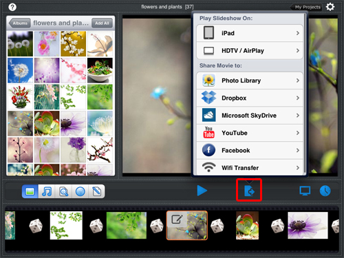 Create Slideshow On iPad