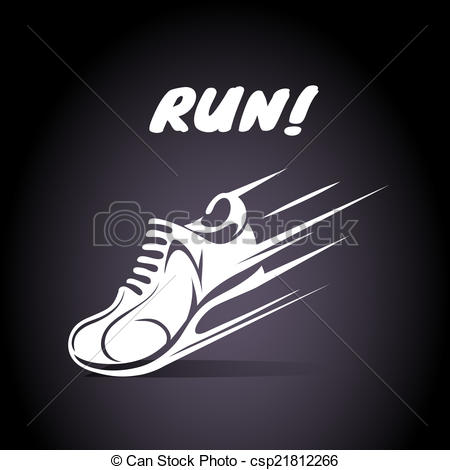 Design Running Shoe Clip Art