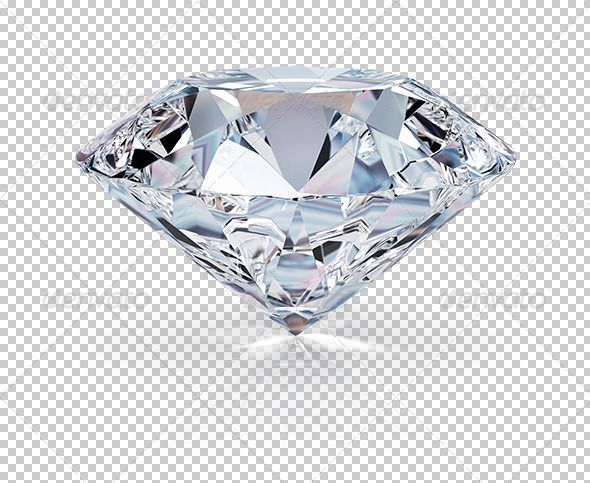 Diamond with Transparent