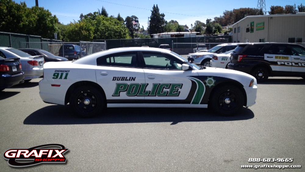 Dodge Charger Police Car Graphics