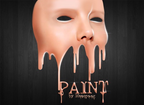 Dripping Paint Effect Photoshop