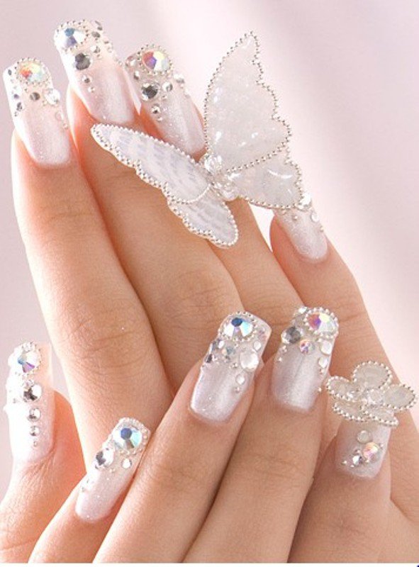 Elegant Wedding Nail Art Designs