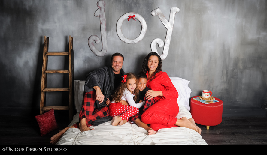 Family Christmas Studio Photography