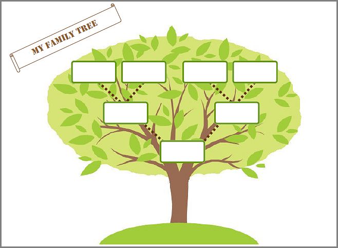 Family Tree Graphic Organizer Template