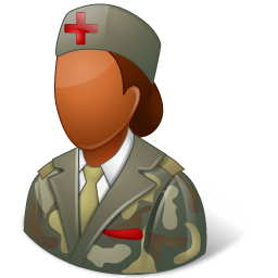 Female Army Medical Nurse