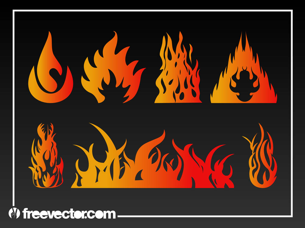 Flame Vector Graphics