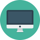 Flat Computer Icon