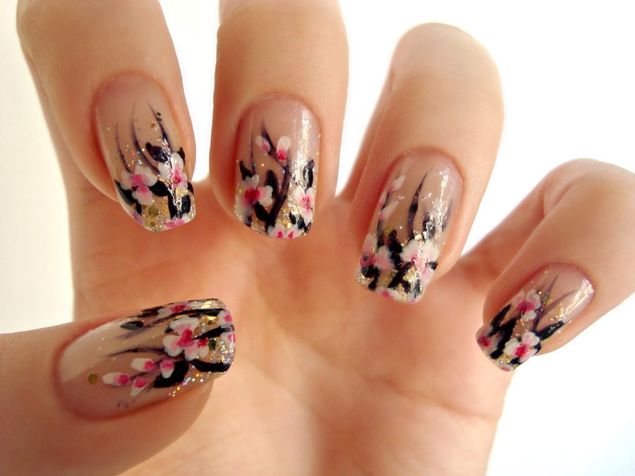 Flower Nail Art Design