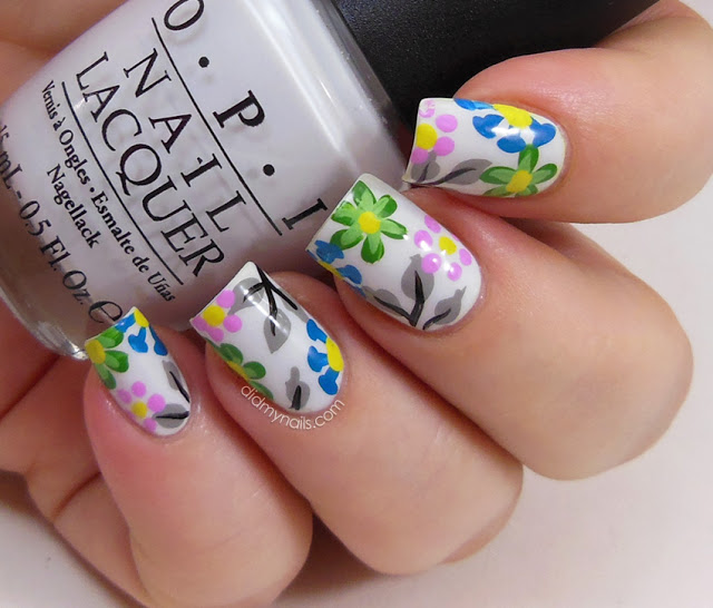 Flower Nail Art Design