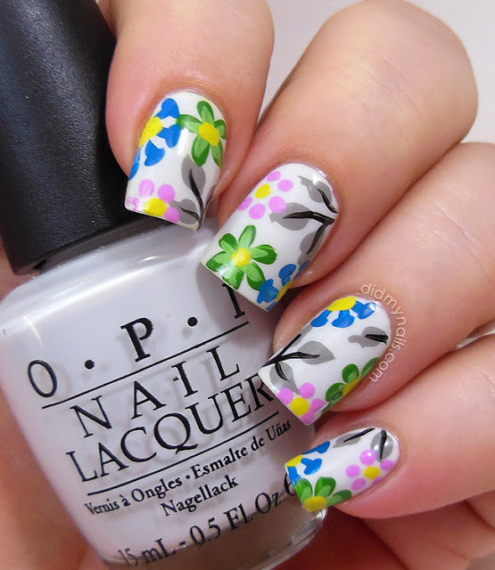 Flower Nail Art Design