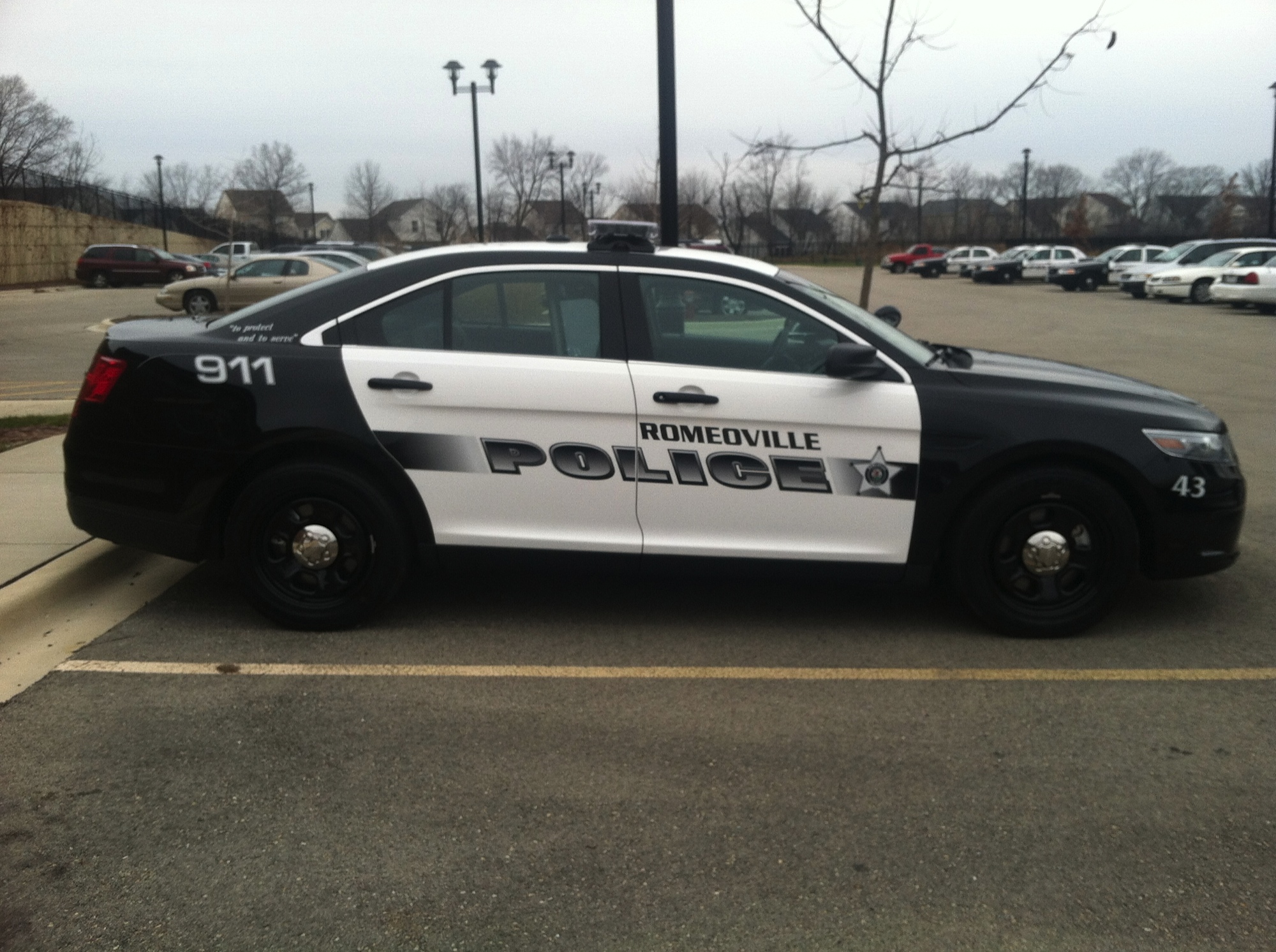 Ford Taurus Police Car Graphics