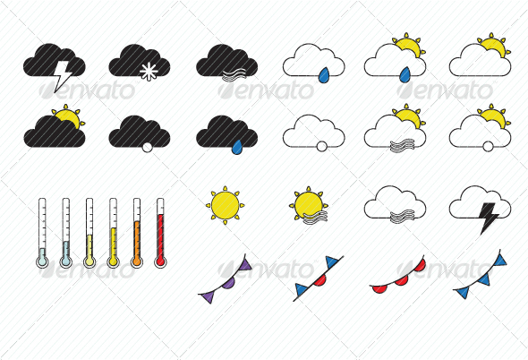 Forecast Icon Weather Symbols