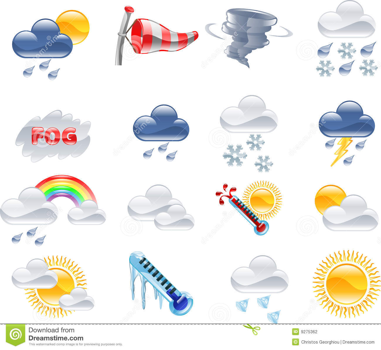 Forecast Icon Weather Symbols