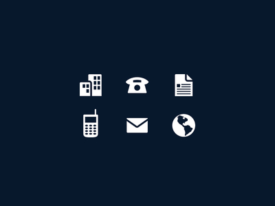 Free Business Card Icons