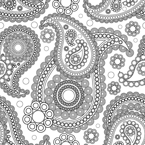 Free Paisley Vector Patterns