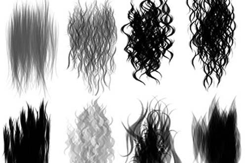 Free Photoshop Hair Brushes