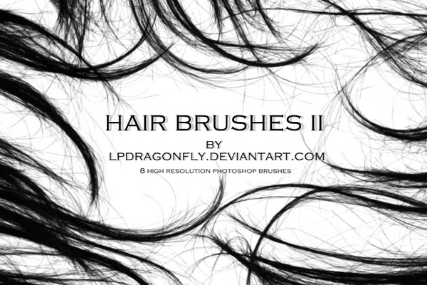 Free Photoshop Hair Brushes