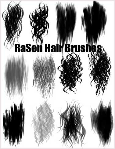 Free Photoshop Hair Brushes