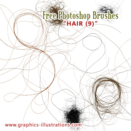 Free Photoshop Hair Brushes