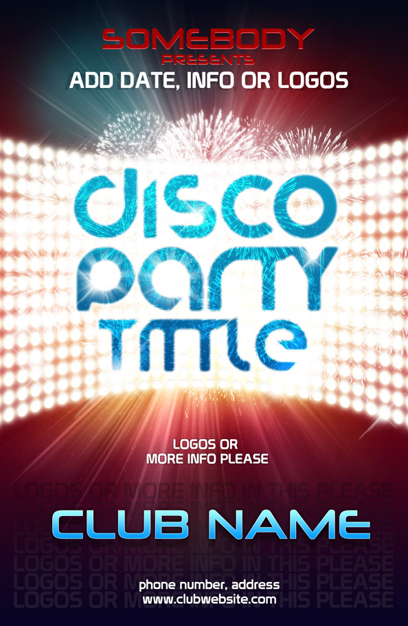 Free Psd Party Flyer Template