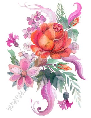 Free Rose Clip Art Flowers Bouquet