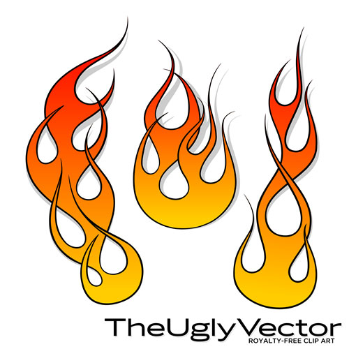 Free Vector Art Flames