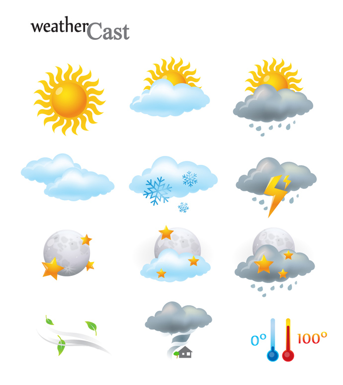 Free Vector Weather Icons