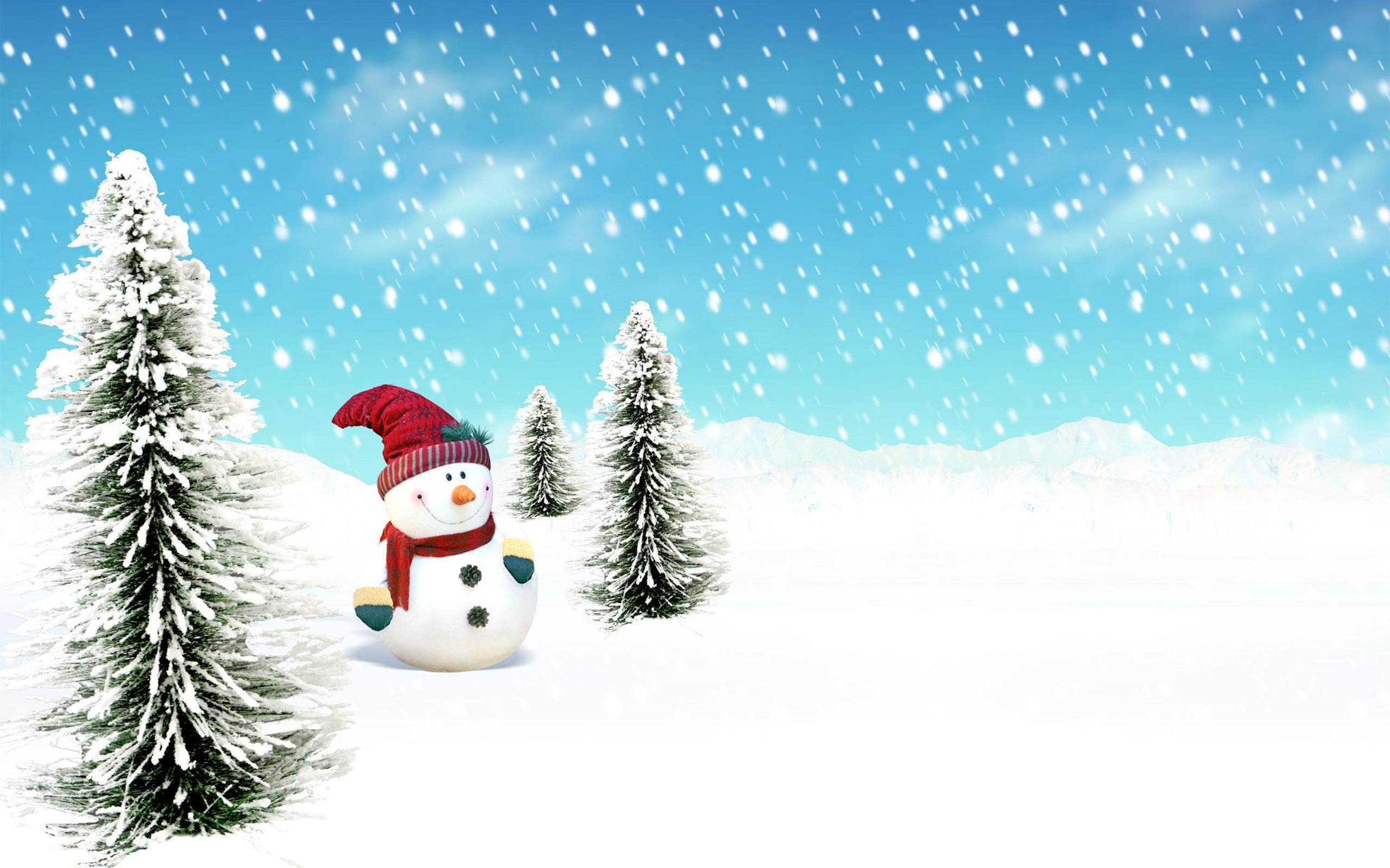 Free Wallpapers for Desktop Christmas Snowman