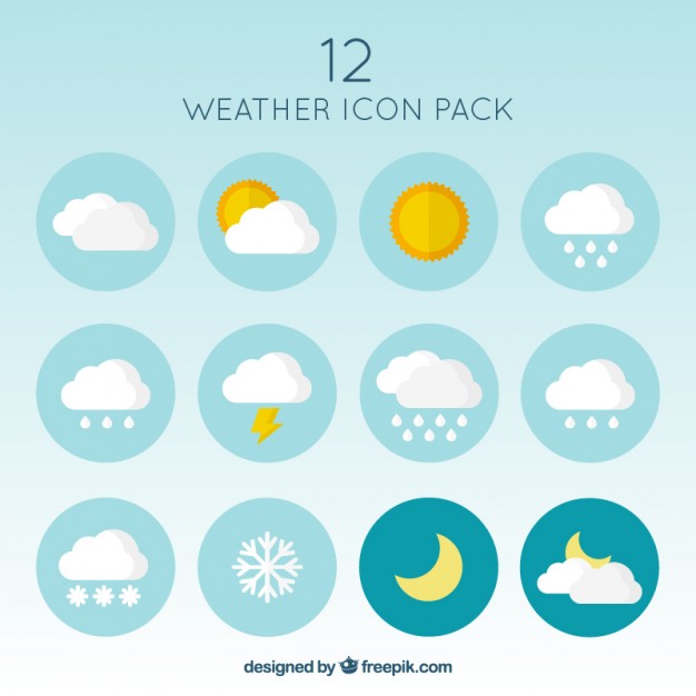 Free Weather Icons Pack