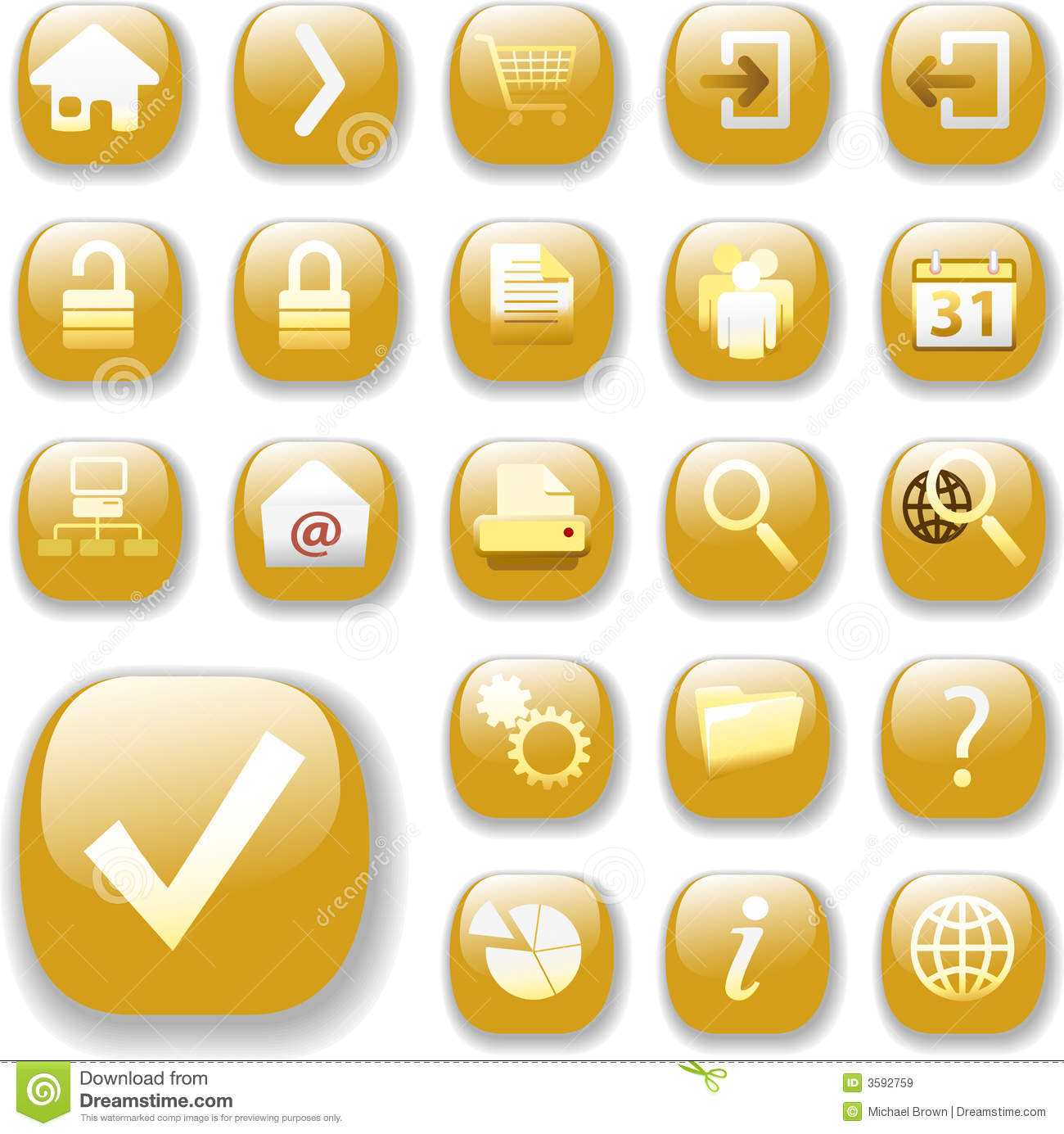 Free Web Page Icons Buttons