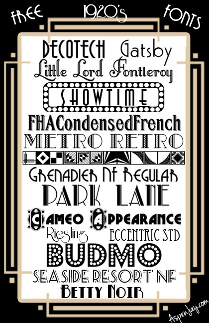 Gatsby Art Deco Font Free