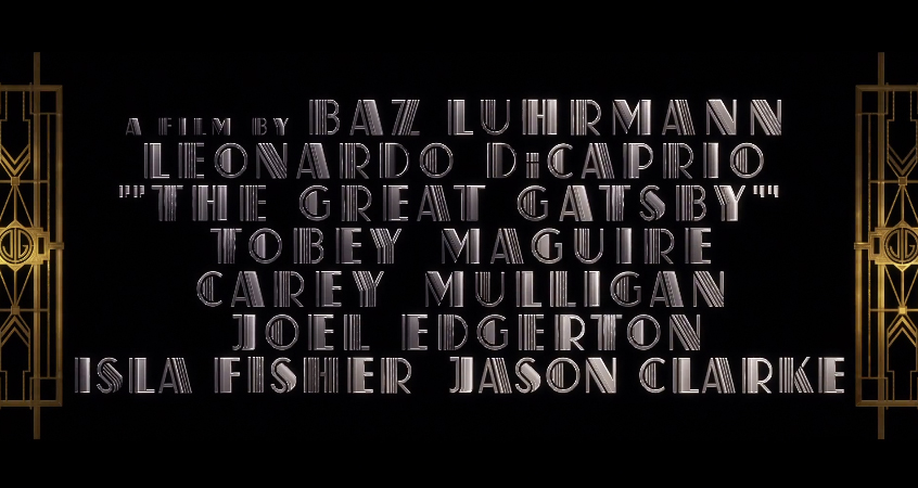 Great Gatsby Movie Font