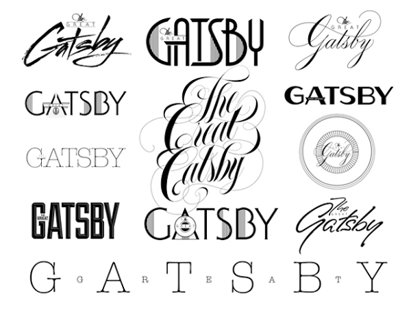 Great Gatsby Typography Great Gatsby Typography