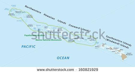 Hawaiian Islands Map