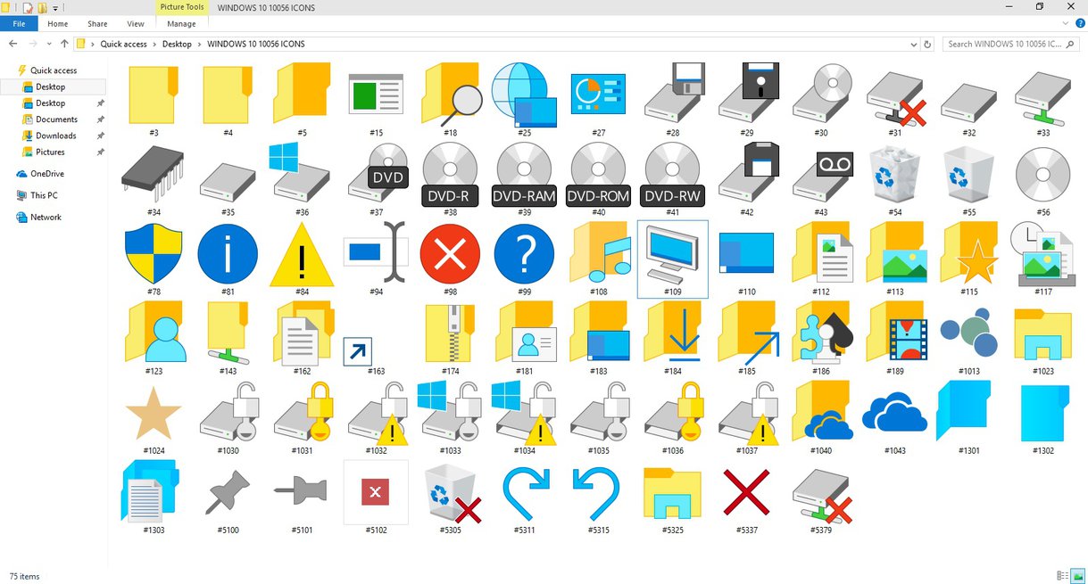 windows 10 folder icons free download