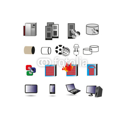 Information Technology Icons Clip Art