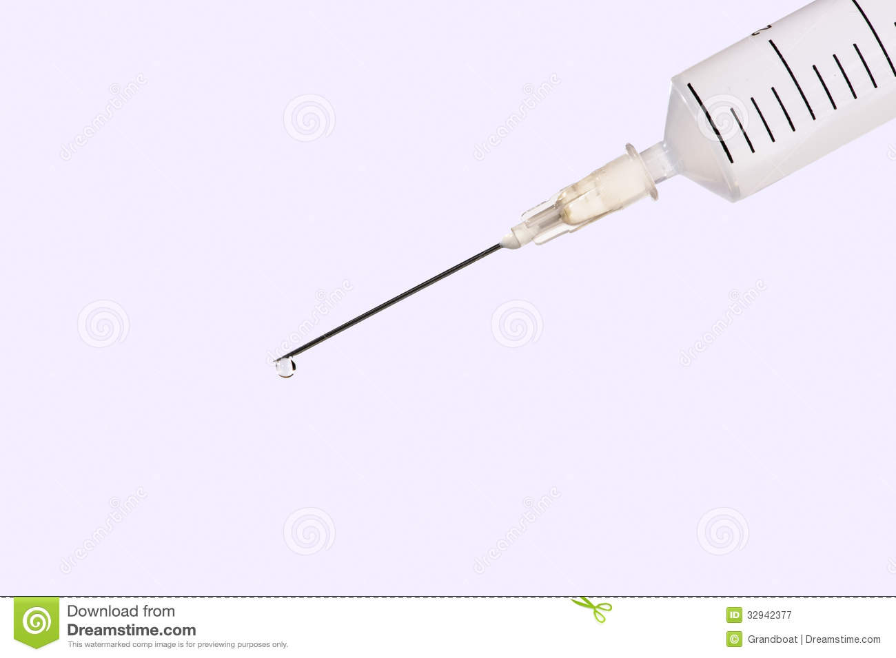 Insulin Syringe No Background