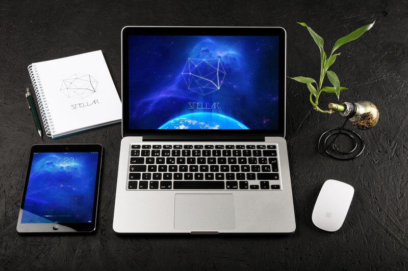 5 Retina MacBook Pro Mockup PSD Images