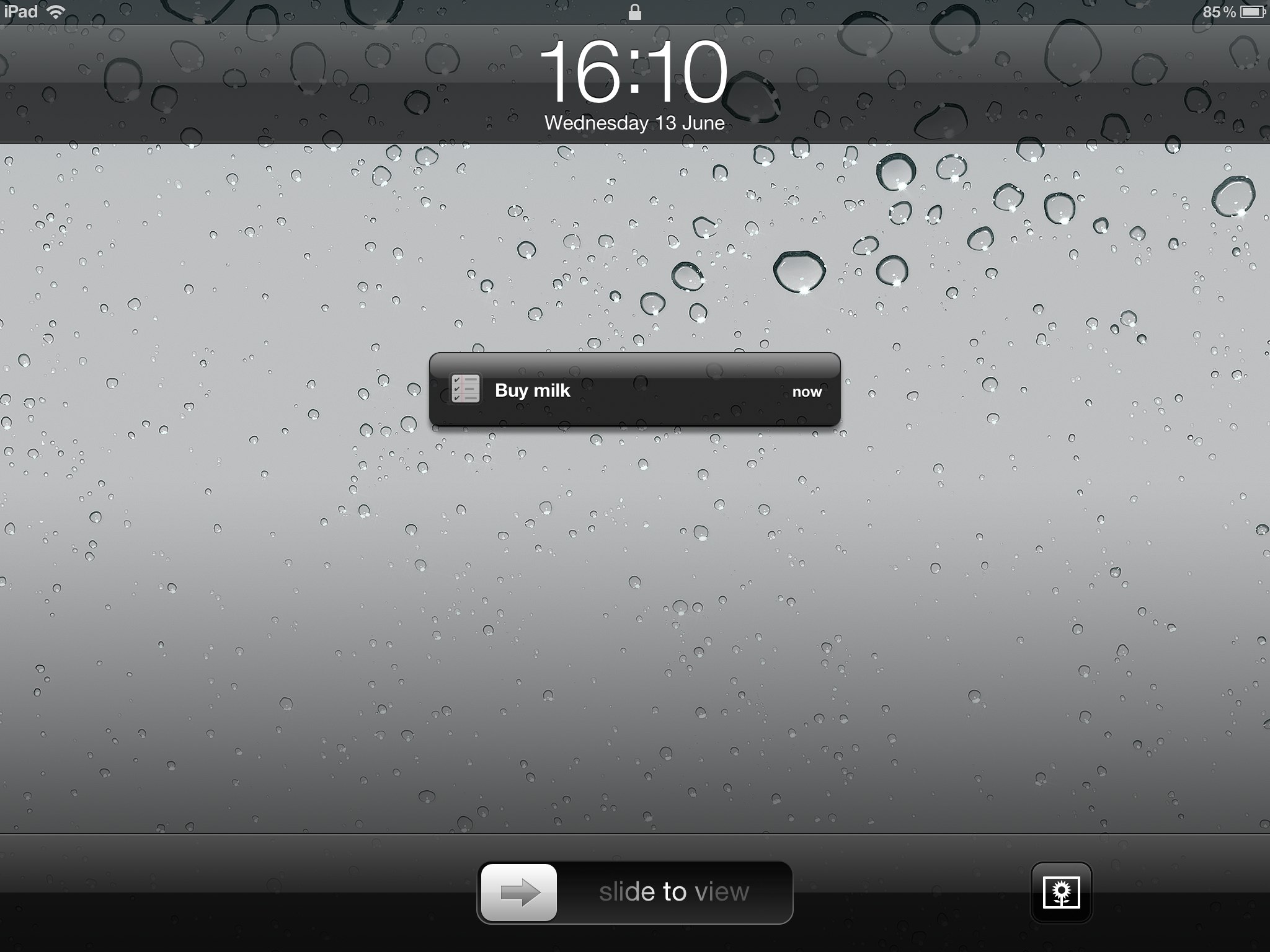 iPad Reminders App