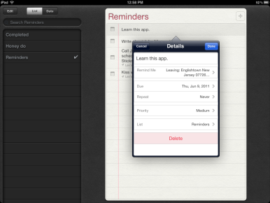 iPhone Reminders Icon