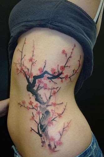 Japanese Cherry Blossom Tree Tattoo