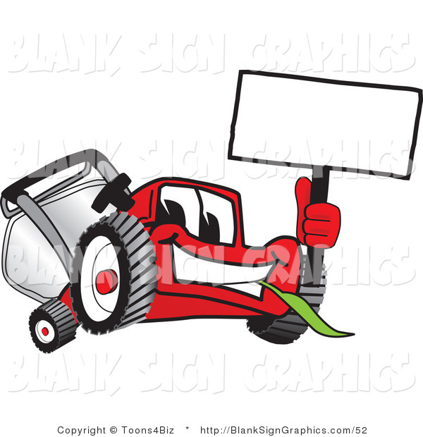 Lawn Mower Vector Clip Art