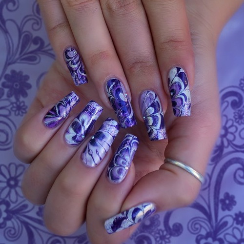 Long Nail Art Designs