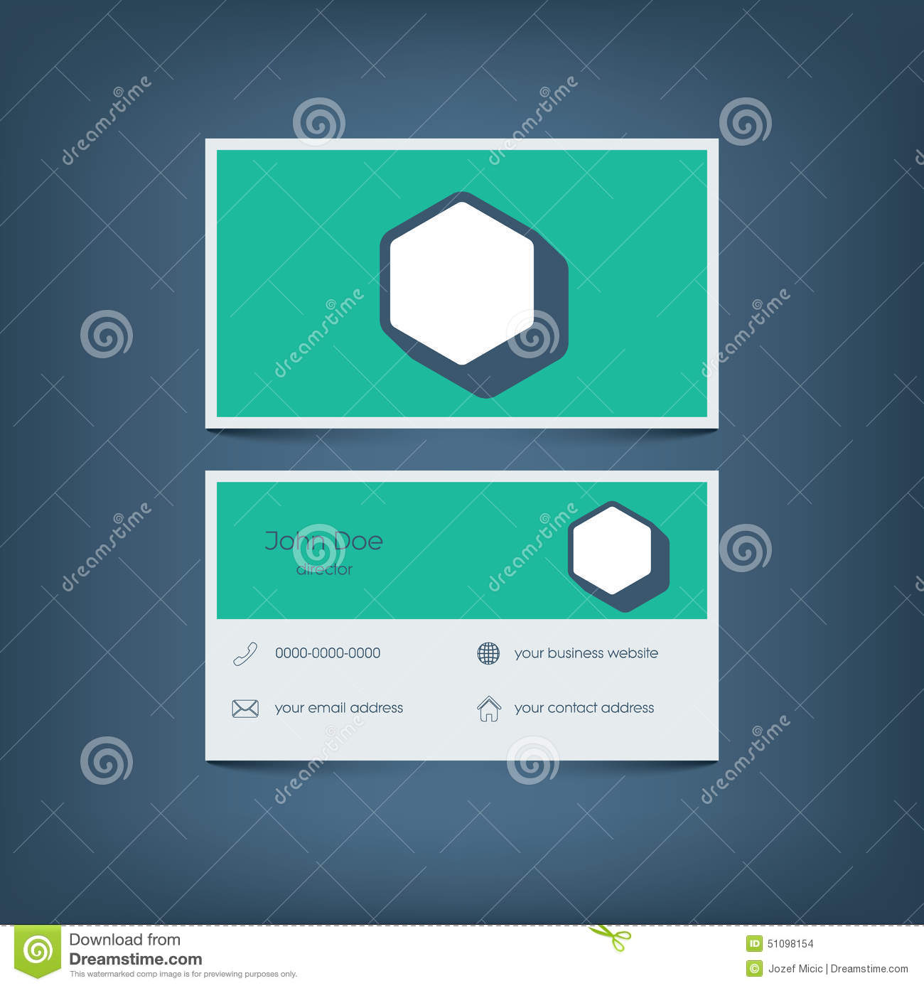 Modern Graphic Design Business Card Template