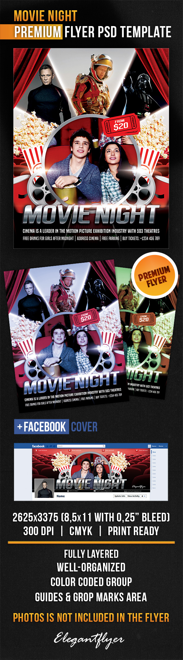 Movie Night Flyer Template Free