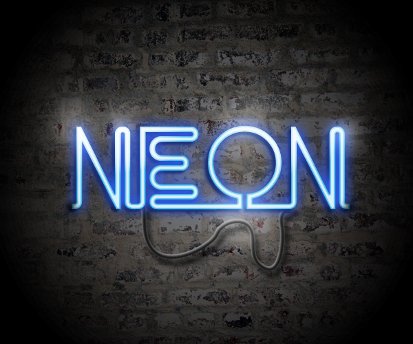 Neon Text Effect Photoshop Tutorial