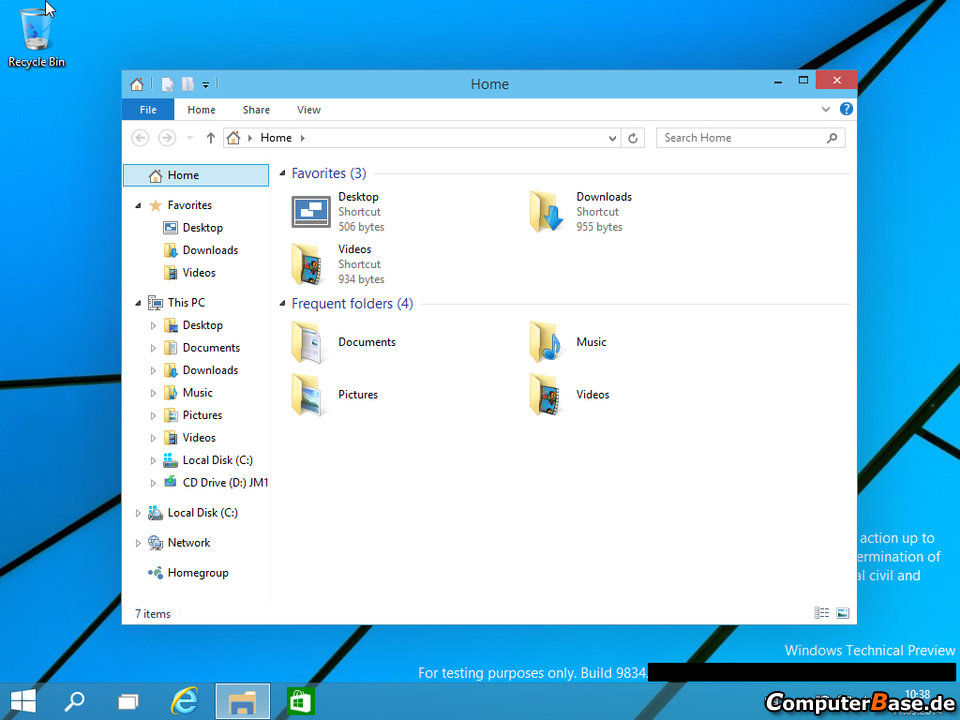 New Windows 1.0 Desktop Icon