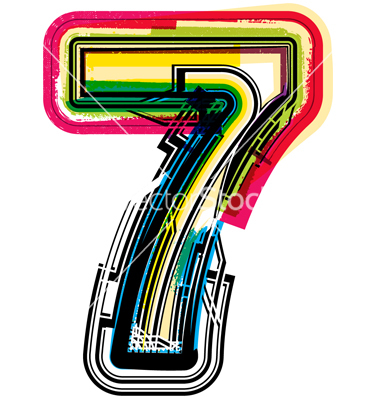 Number 7 Fonts