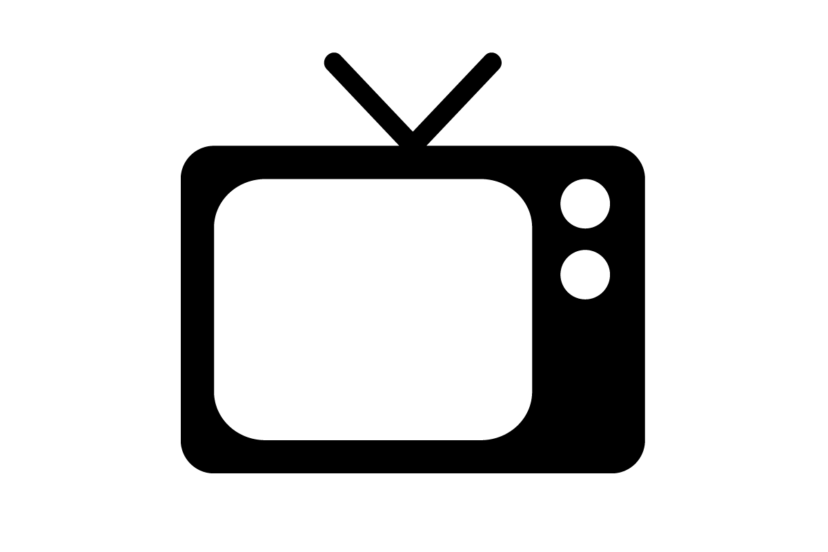 Old TV Clip Art Black and White Old TV Clip Art Black and White